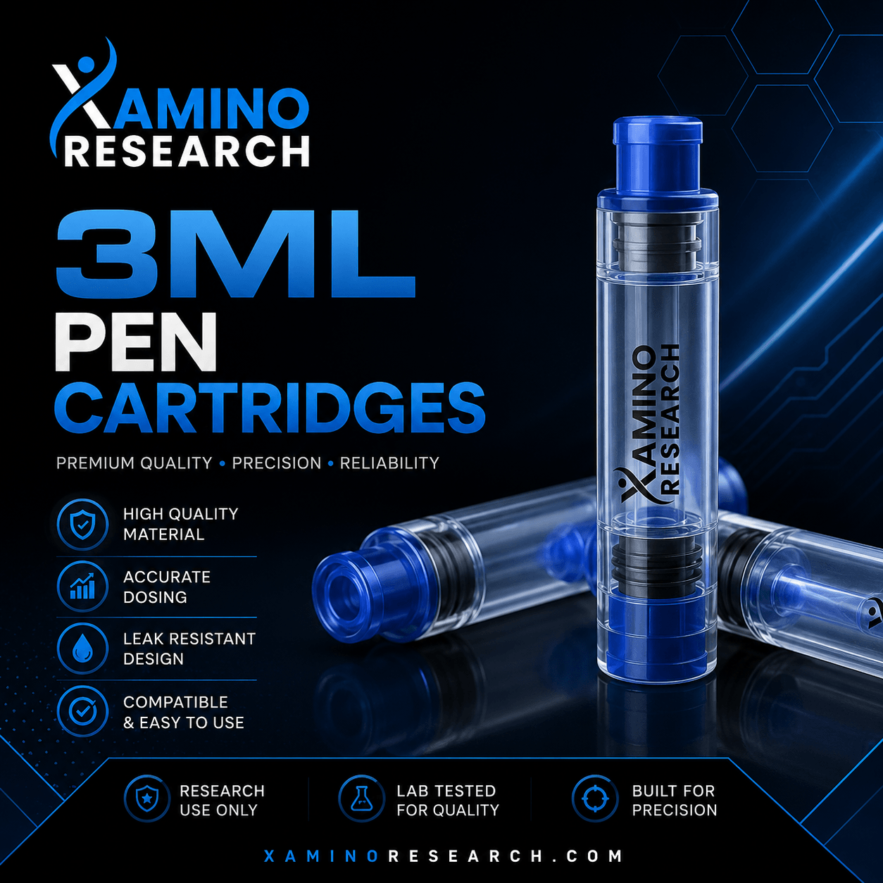 3ml Pen Cartridges (10 Pack)